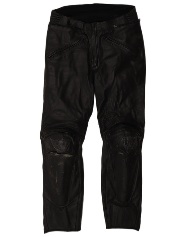Dainese Herren Moto Racer Hose Größe 50 Small W30 L30 Schwarz Motorrad