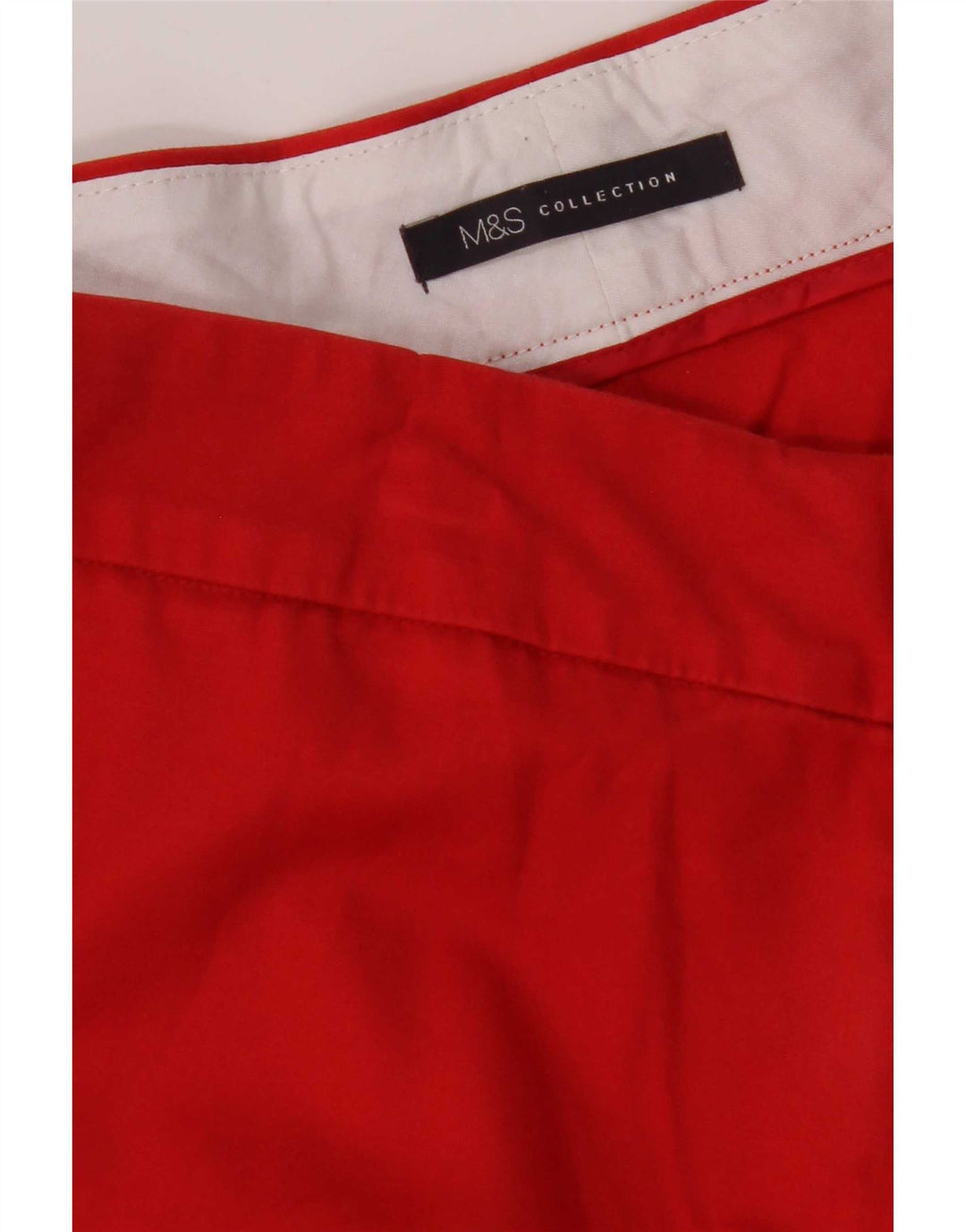 Marks & Spencer Damen Gerade Caprihose W34 L22 Rot
