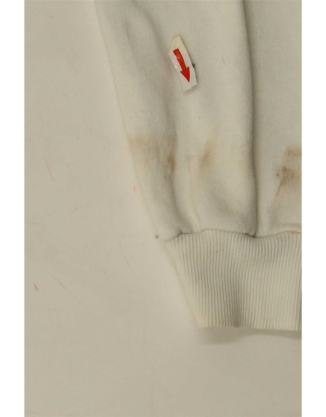 Zara Damen-Sweatshirt mit Grafik-Übergröße, Gr. 10, Größe S, Weiß