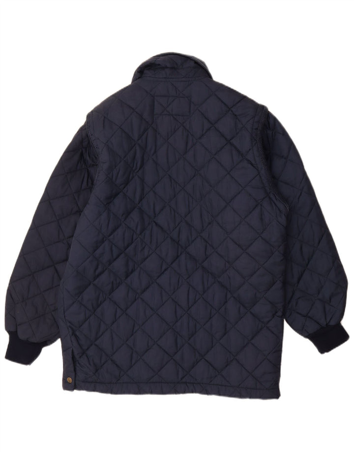 EUROPEAN PROJECT Herren Steppjacke UK 34 XS Marineblau