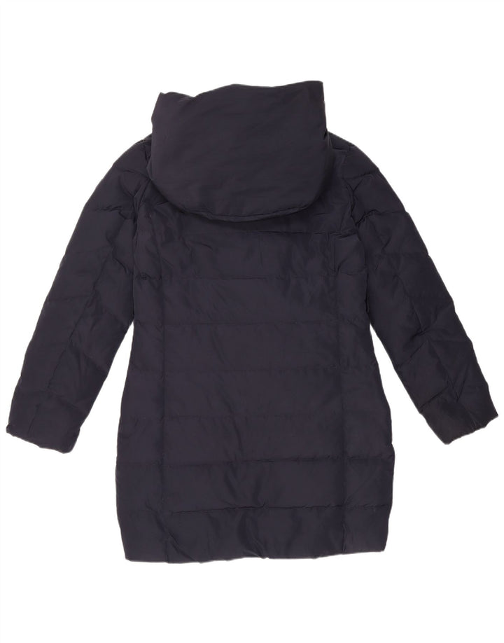 Armani Junior Mädchen-Kapuzenmantel, gepolstert, 13–14 Jahre, marineblaues Polyester