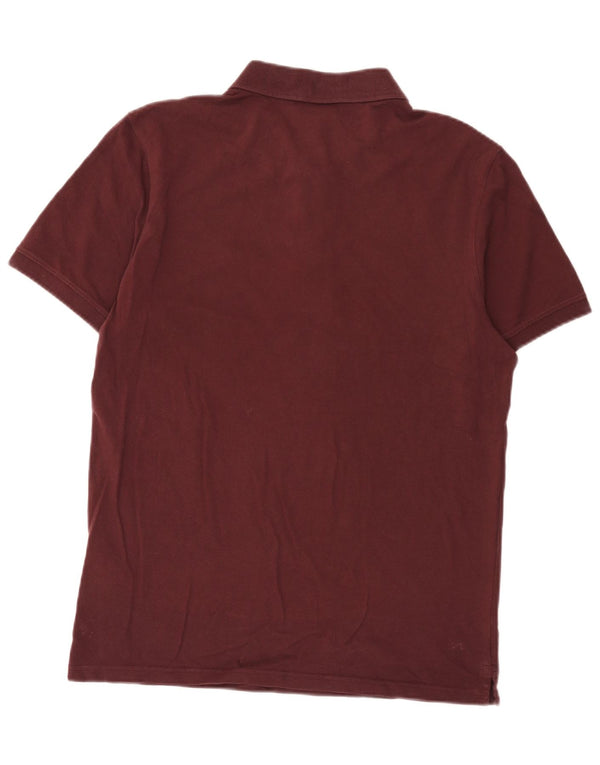 Lyle & Scott Herren-Poloshirt, groß, Burgunderrot, Baumwolle
