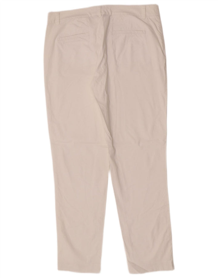 Stefanel Slim Chino-Hose für Damen, EU 40, M, W42, L29, Weiß