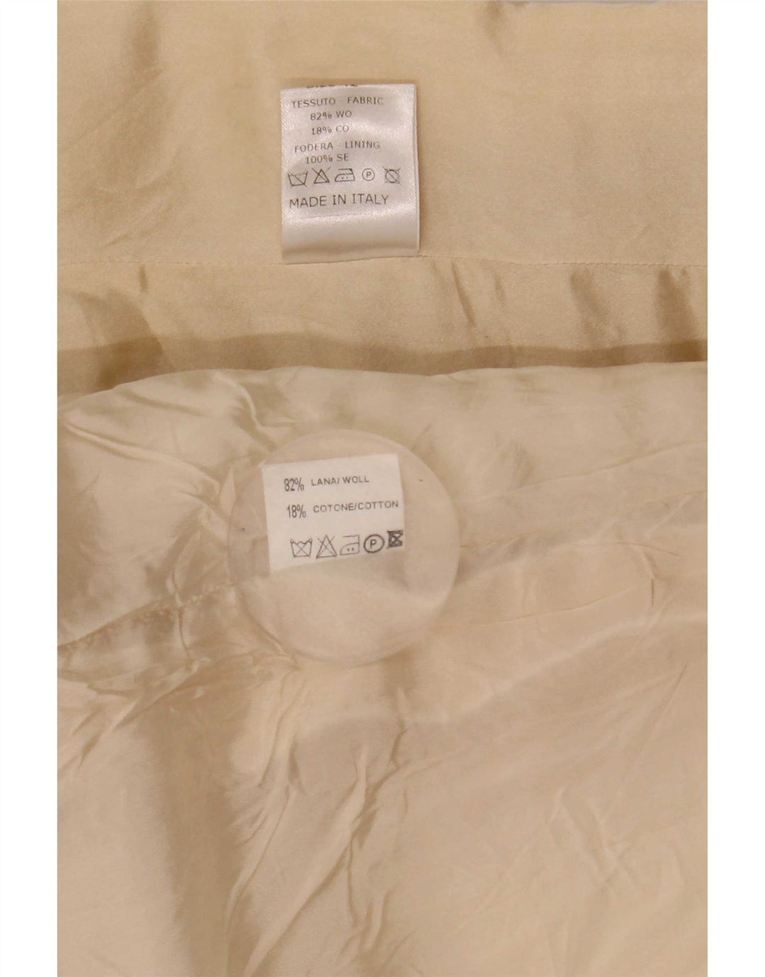 Mila Schon Damen 2-teiliges Rockset IT 42 Medium W26 Beige Wolle