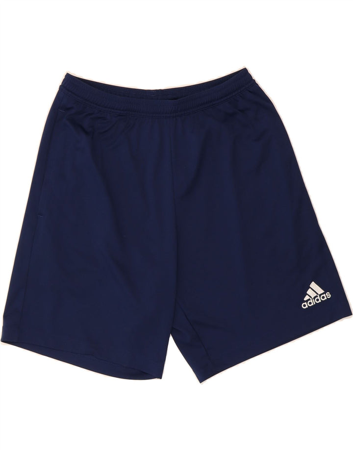ADIDAS Mens Aeroready Sport Shorts Medium Navy Blue Polyester Vintage Adidas and Second-Hand Adidas from Messina Hembry 