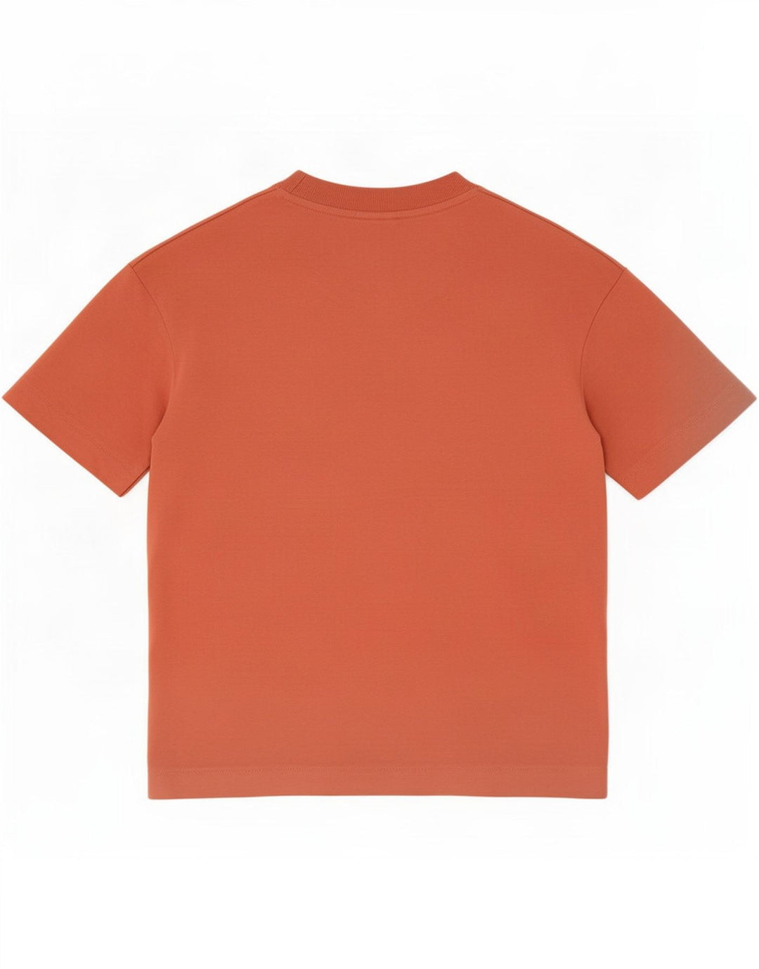 Zara Herren T-Shirt Top Mittelorange Baumwolle