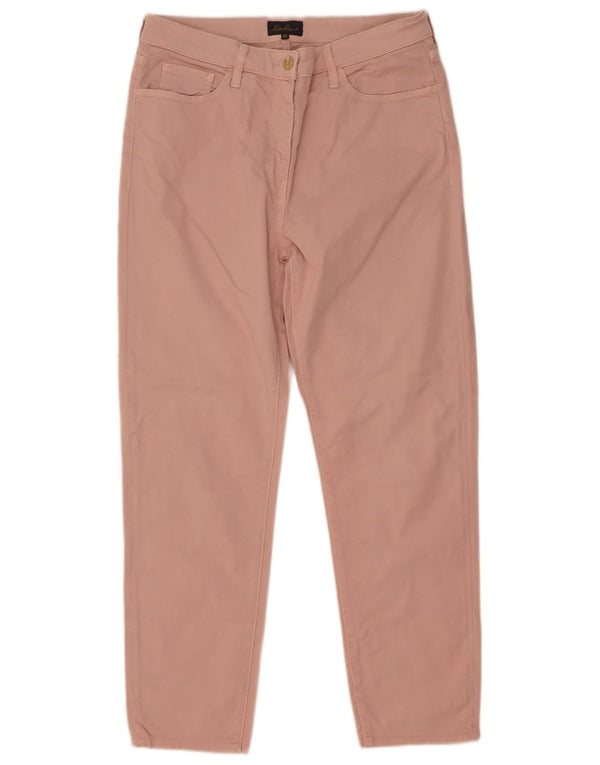 Luisa Spagnoli Damen Gerade Freizeithose IT 46 Large W32 L27 Pink