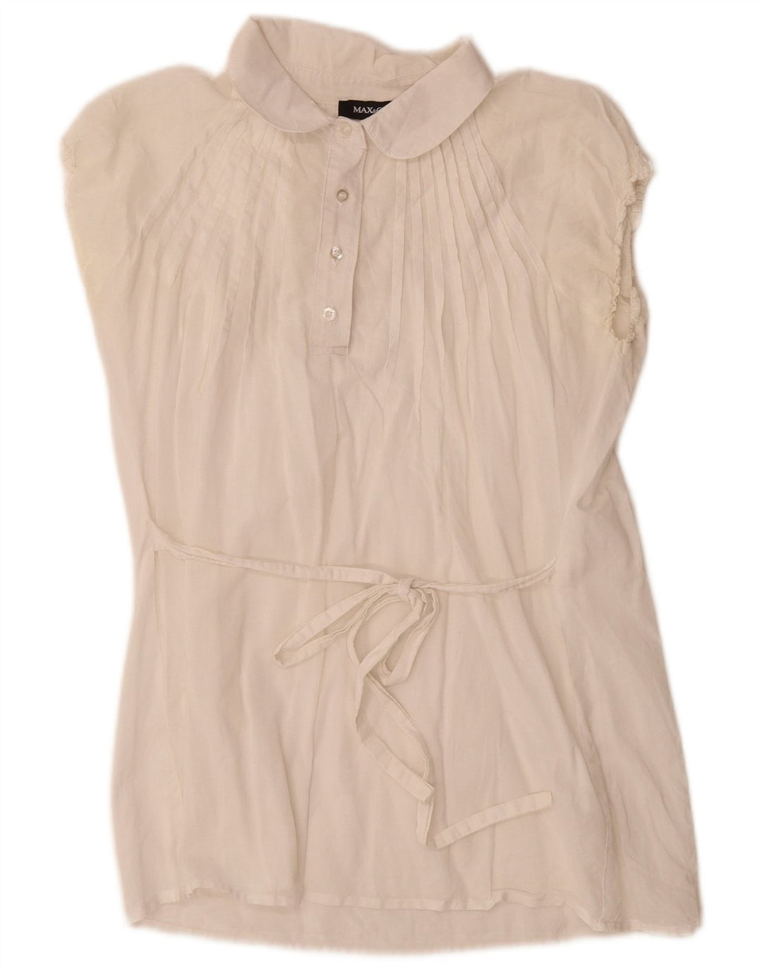 Max & Co. Damen Blusenoberteil UK 14 Large Weiß