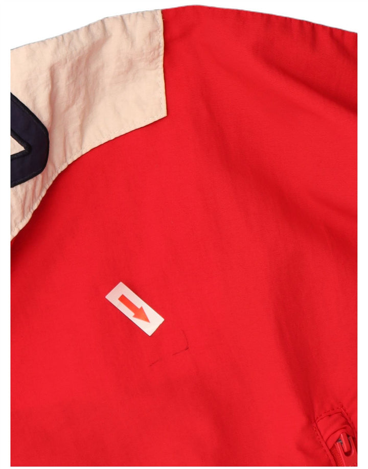 FILA Anorakjacke mit grafischer Kapuze für Herren, UK 40, Größe L, Marineblau, Farbblock