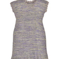 VINTAGE Womens Short Sleeves Jumper Dress UK 12 Medium Purple | Vintage Vintage | Thrift | Second-Hand Vintage | Used Clothing | Messina Hembry 