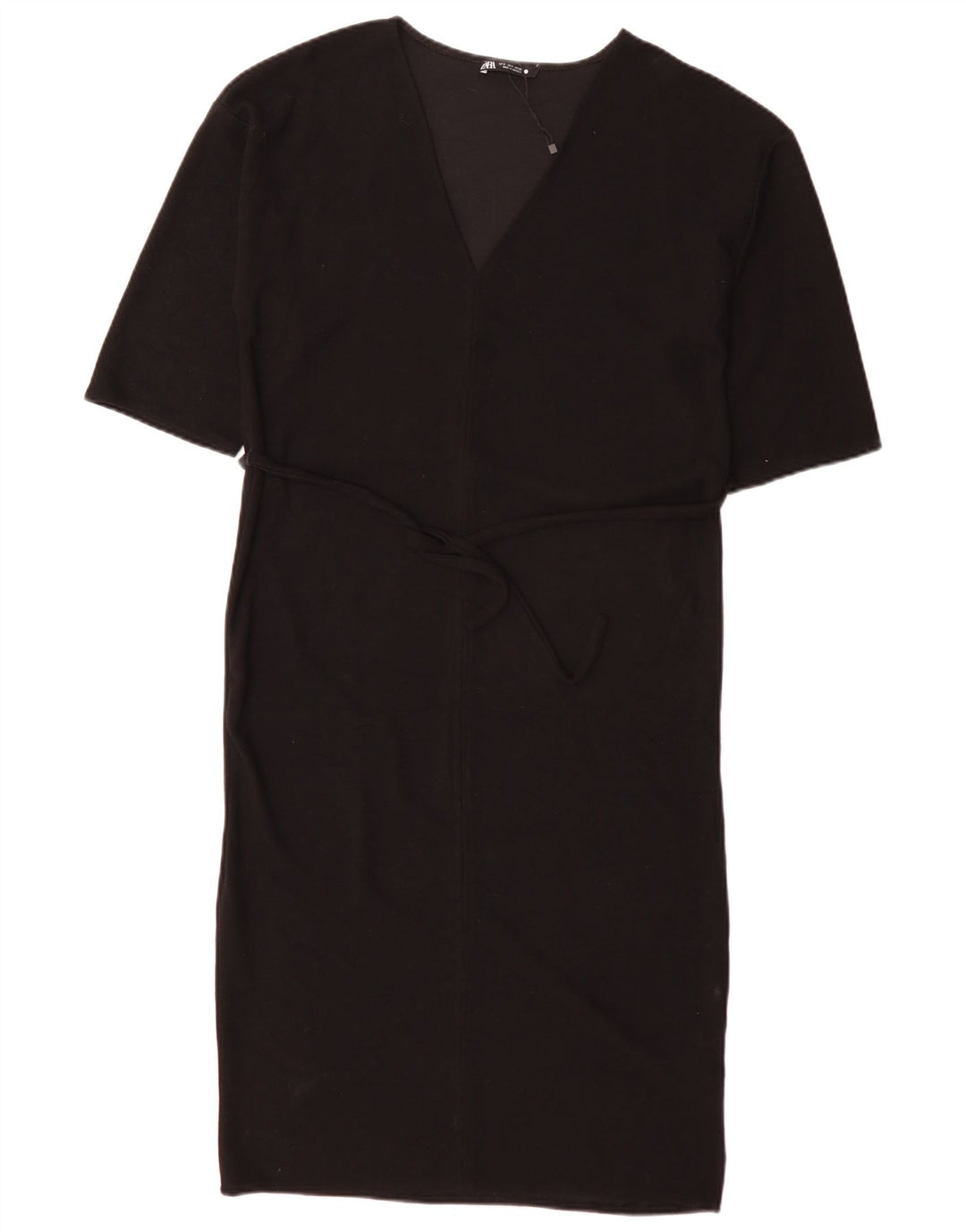 Übergroßes Maxikleid für Damen von Zara, Gr. 10, Größe S, Schwarz, Polyester