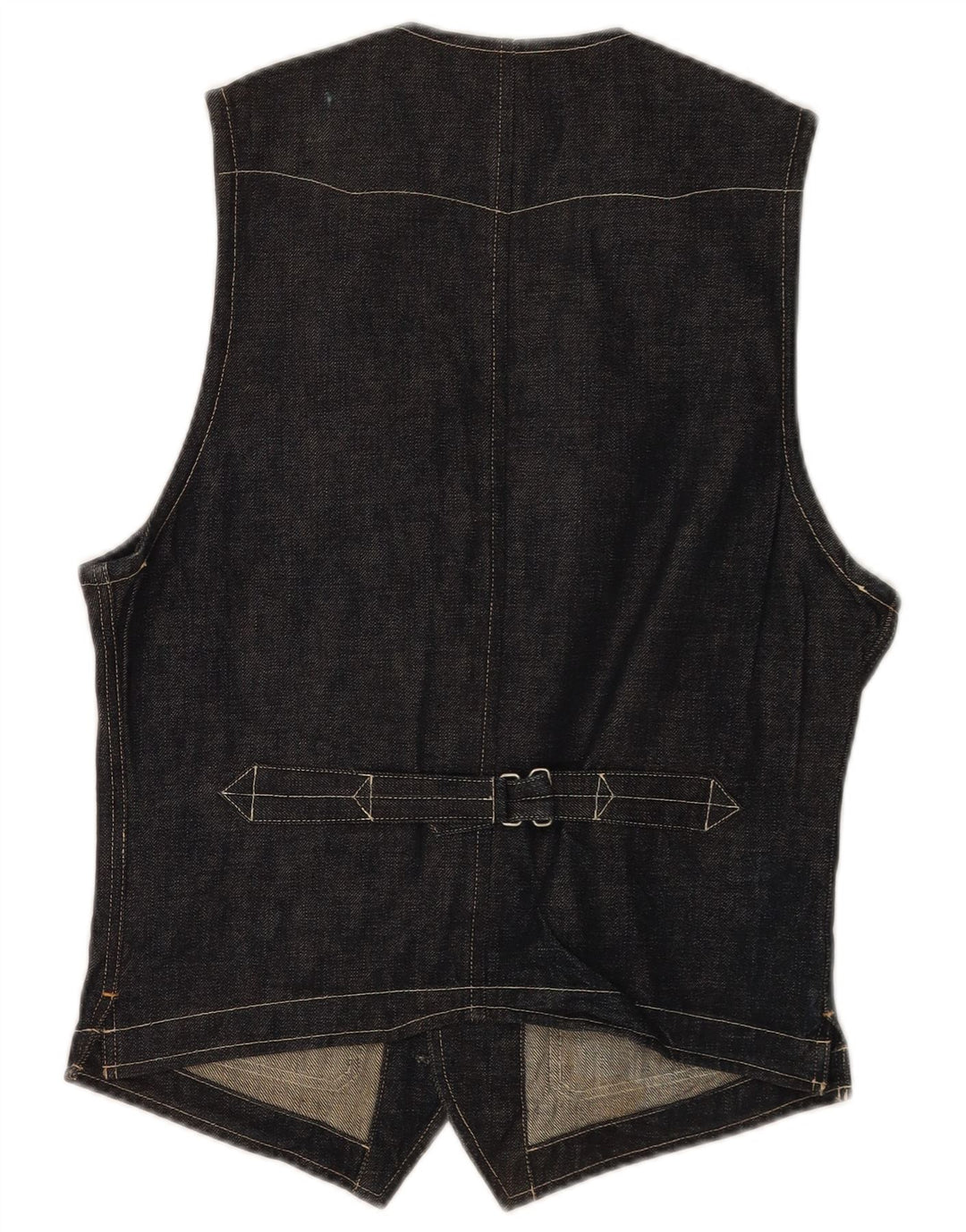 Vintage Herren Jeansweste Klein Marineblau