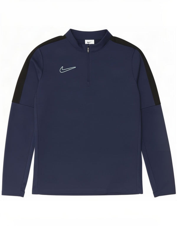 Nike Dri Fit Pullover-Trainingsanzug für Jungen, 6–7 Jahre, Größe L, Marineblau