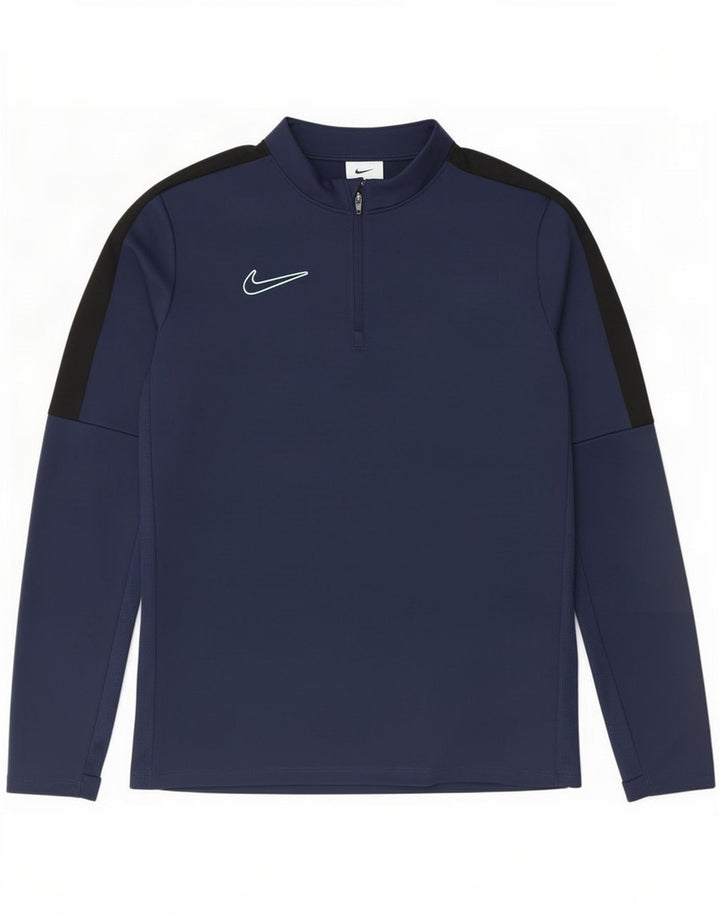 Nike Dri Fit Pullover-Trainingsanzug für Jungen, 6–7 Jahre, Größe L, Marineblau
