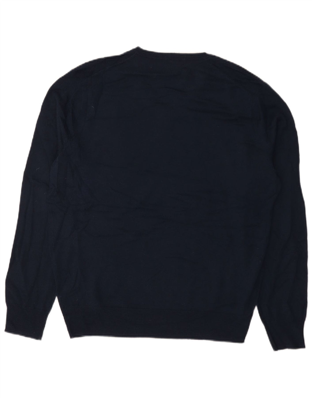 J. Crew Herren-Pullover mit V-Ausschnitt, groß, Marineblau, Acryl