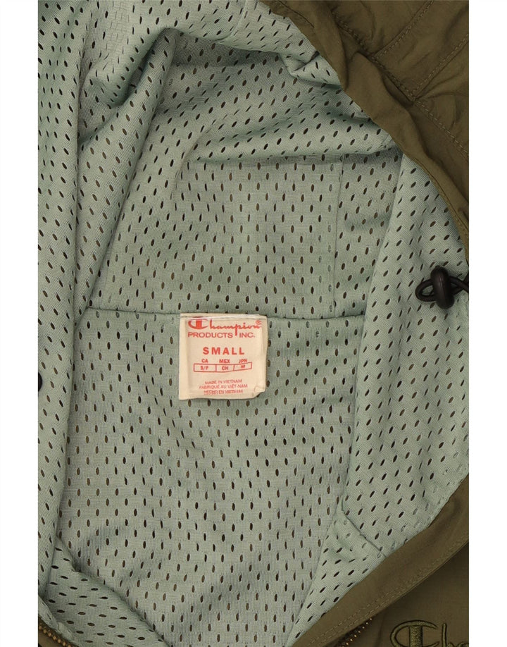 Champion Damen Übergroße Kapuzen-Regenjacke UK 10 Small Khaki