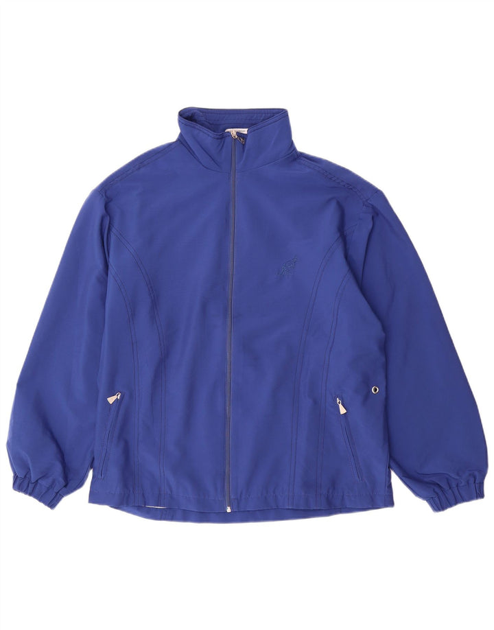 AUSTRALIAN L'ALPINA Damen-Trainingsanzug-Top-Jacke IT 49 XL Blaues Polyester
