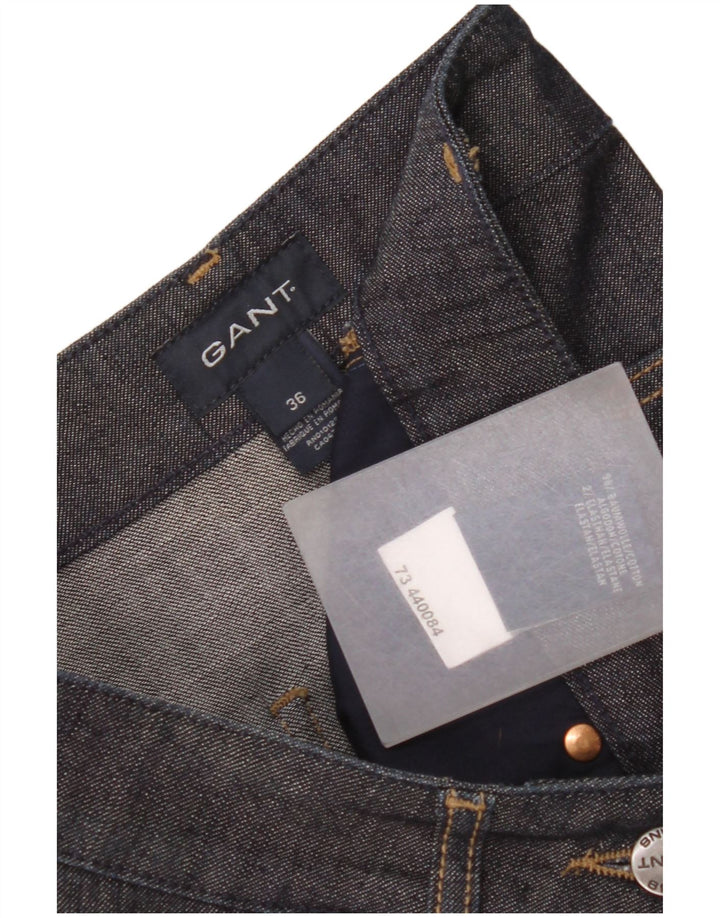 Gant Damen Jeansrock EU 36 Small W28 Schwarze Baumwolle