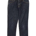 Carhartt Damen-Crop-Jeans W30 L22 Marineblaue Baumwolle