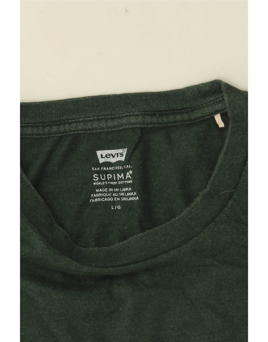 Levi's Herren T-Shirt Top Large Grün