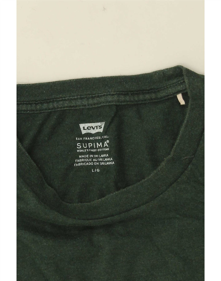 Levi's Herren T-Shirt Top Large Grün