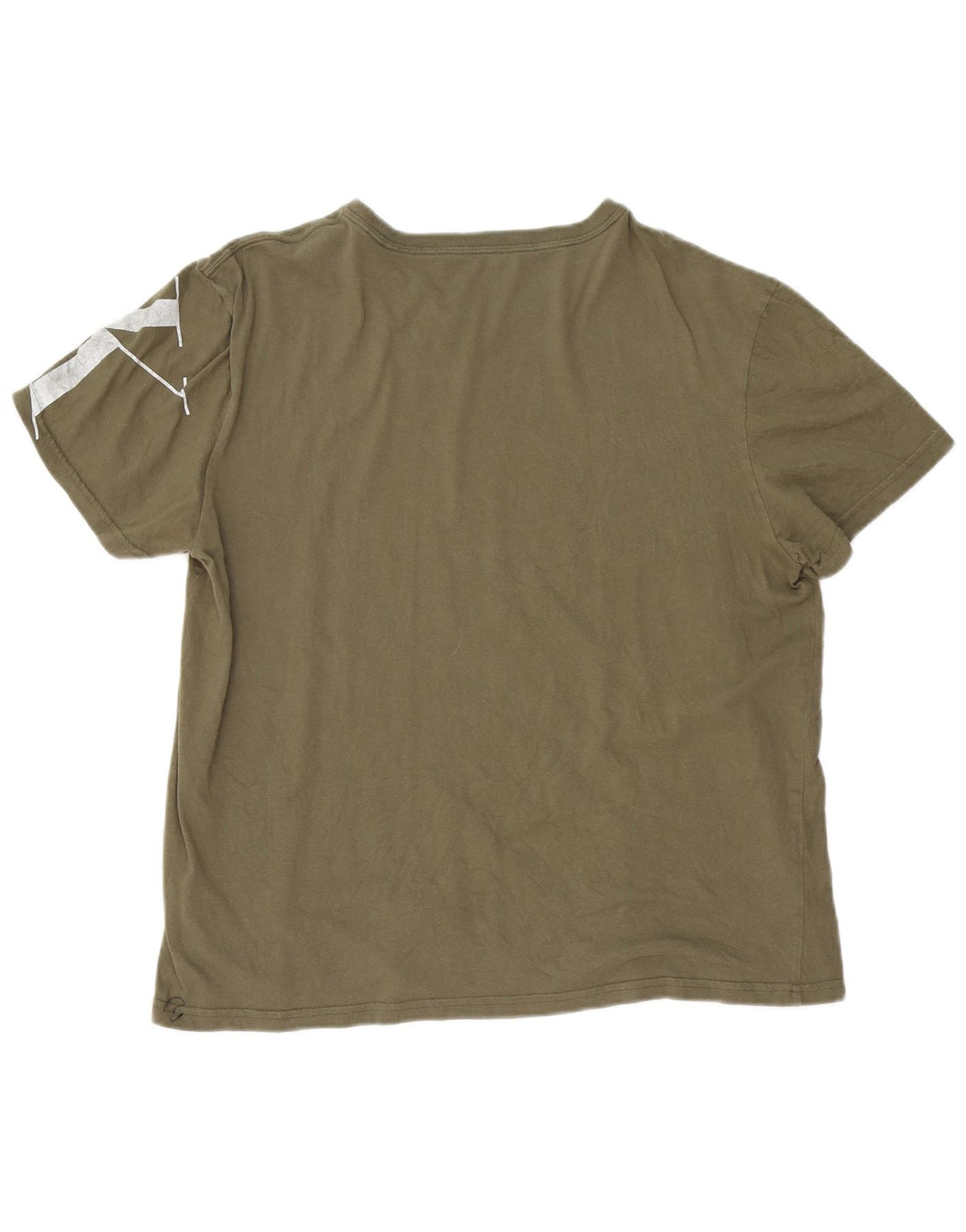 CALVIN KLEIN JEANS Herren T-Shirt mit Grafik, groß, Khaki, Baumwolle