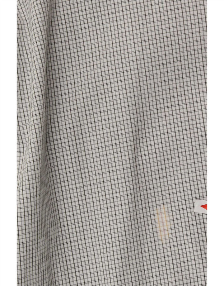 Carrera Herrenhemd 2XL Grau kariert