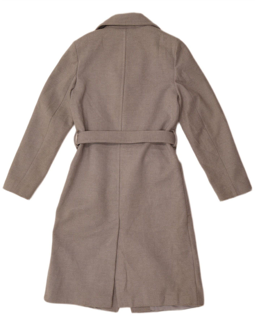 Marks & Spencer Damen Mantel UK 8 Small Grau Polyester