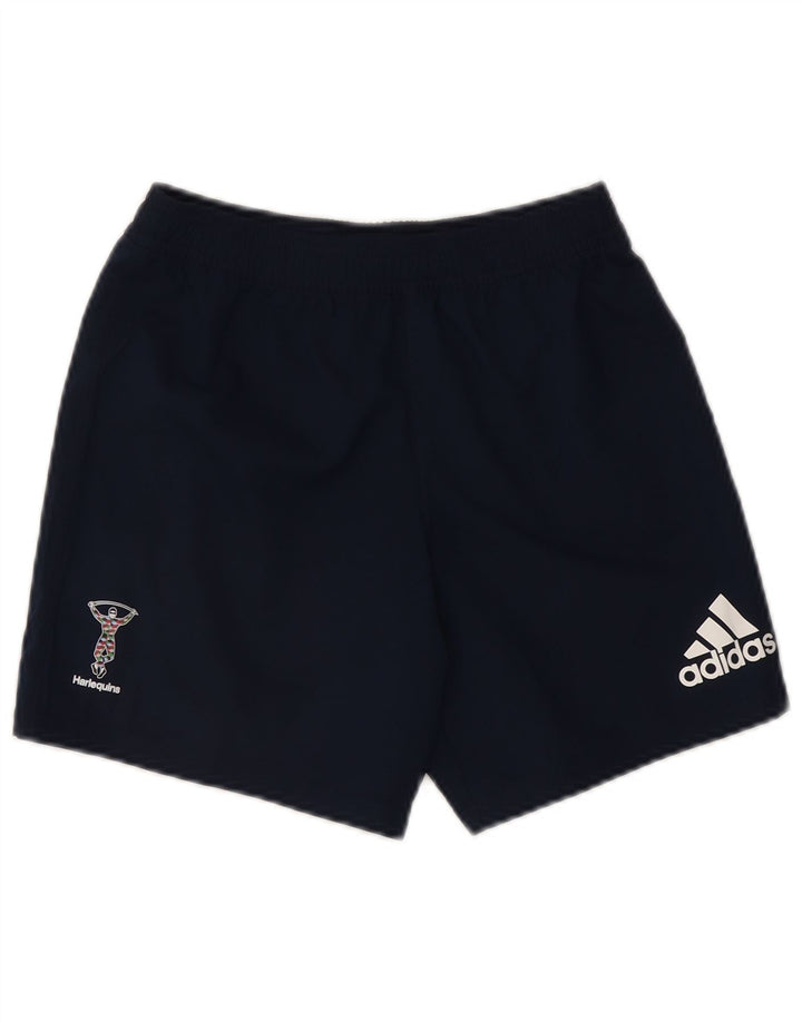 Adidas Herren Sportshorts mit Grafik, Größe S, Marineblau, Polyester