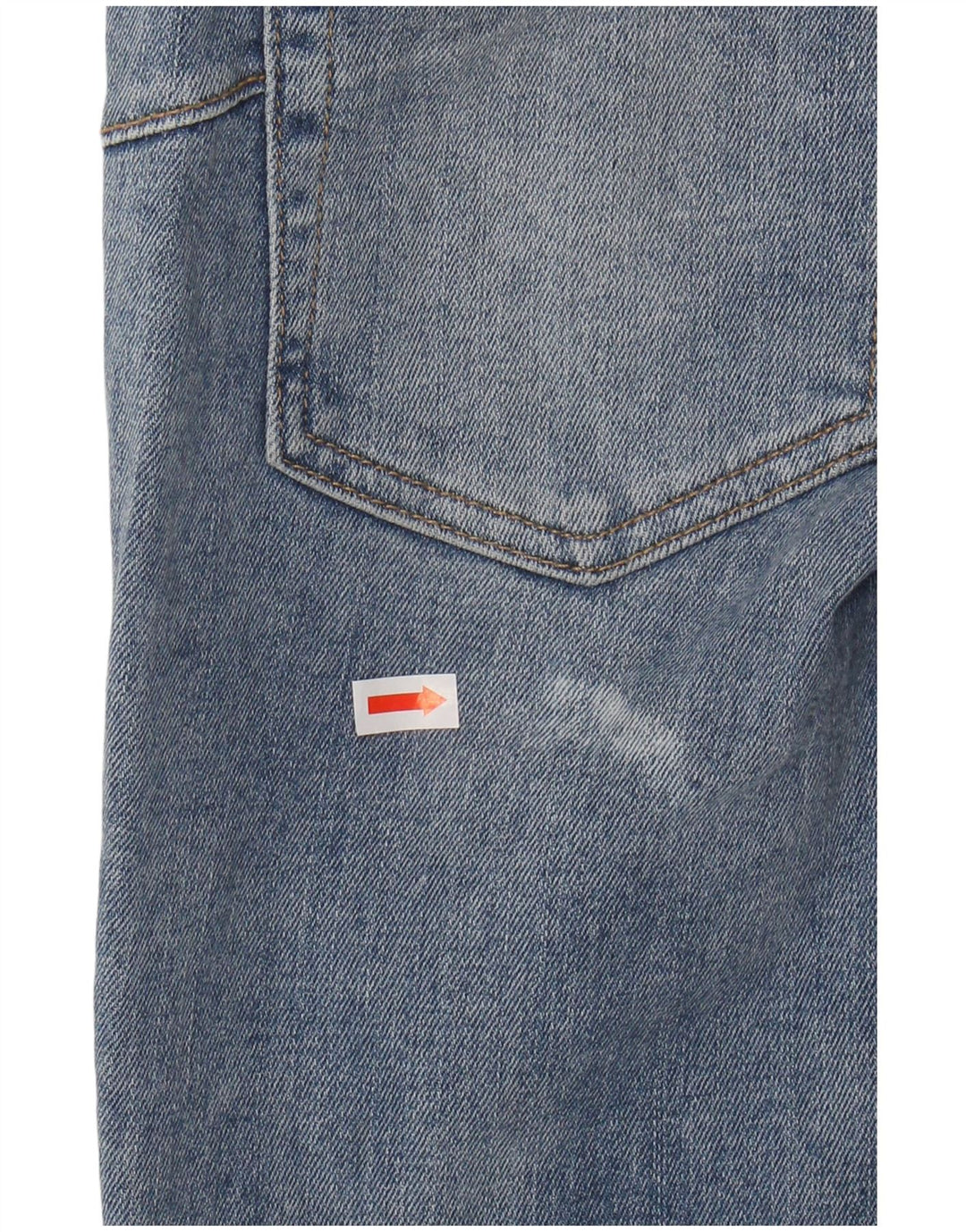 ZARA Damen Skinny Jeans EU 34 2XS W24 L27 Blaue Baumwolle