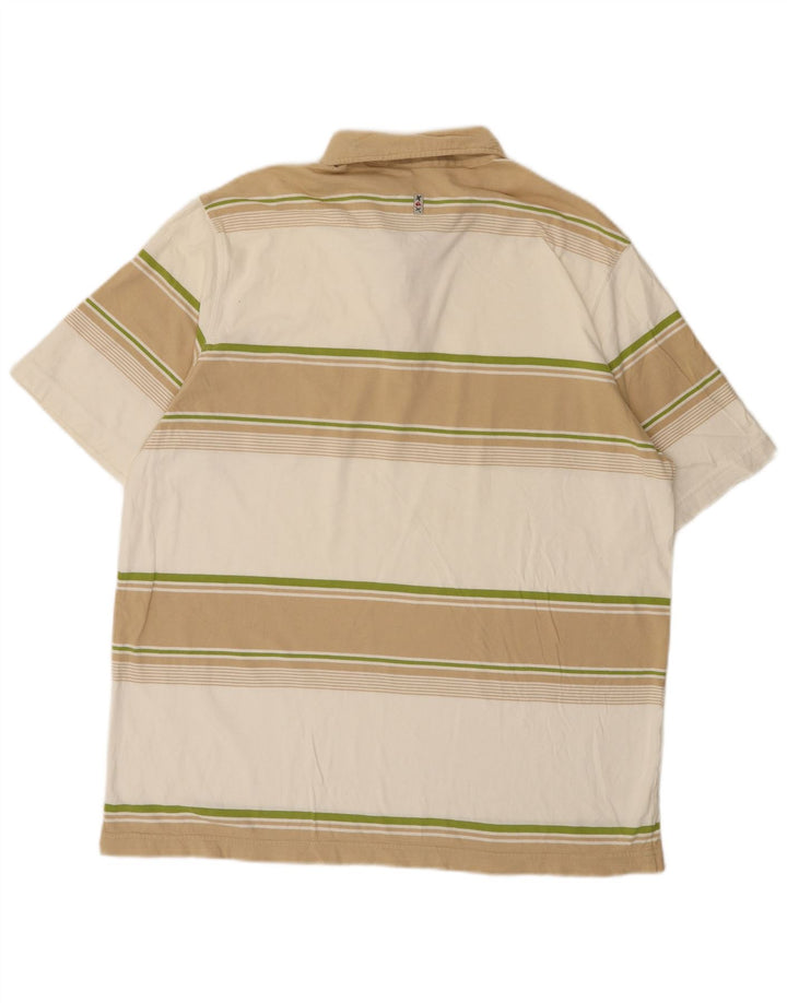 Quiksilver Herren-Poloshirt XL, mehrfarbig, gestreift, Baumwolle