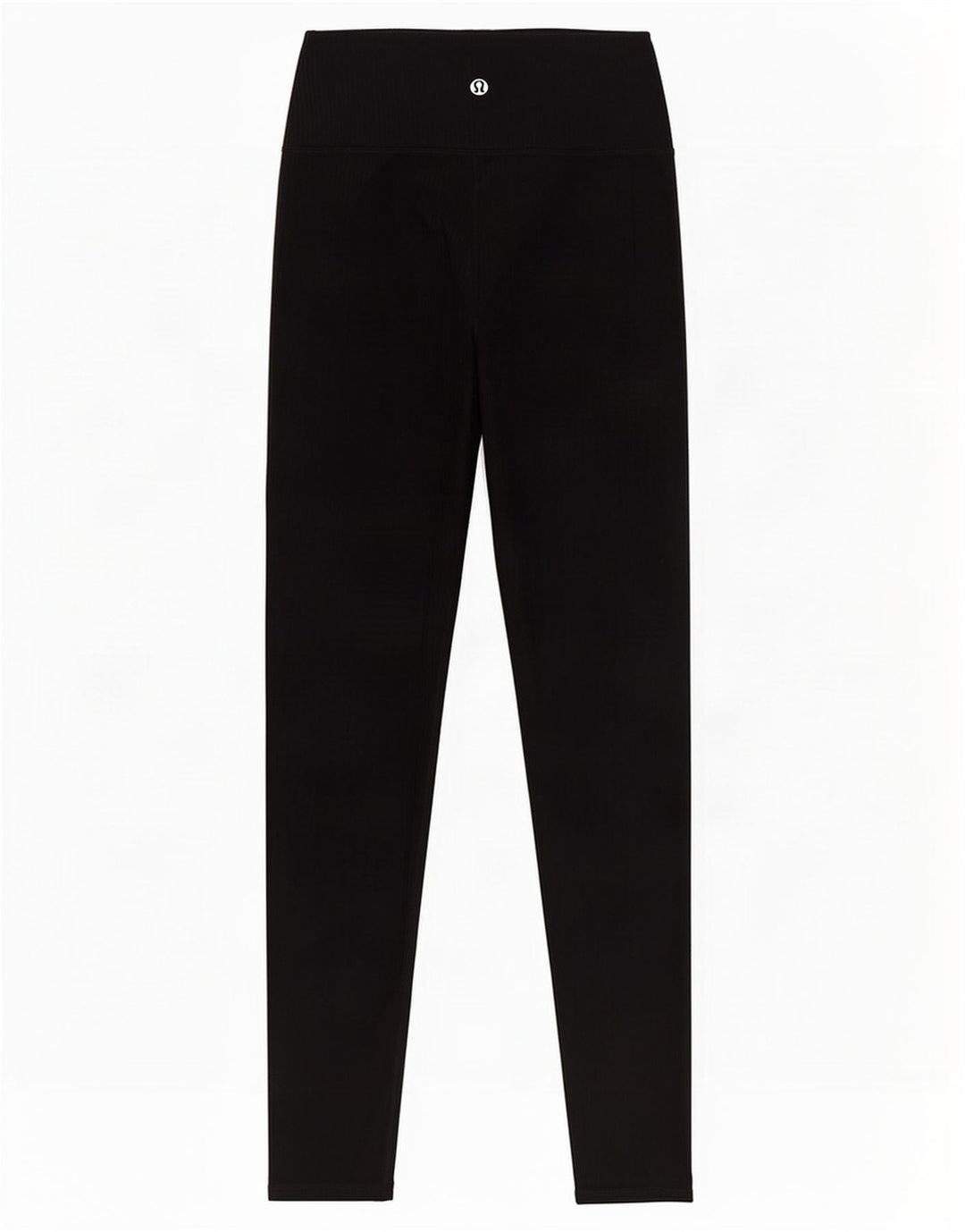 Lululemon Damen Crop Leggings UK 8 Small Schwarzes Nylon