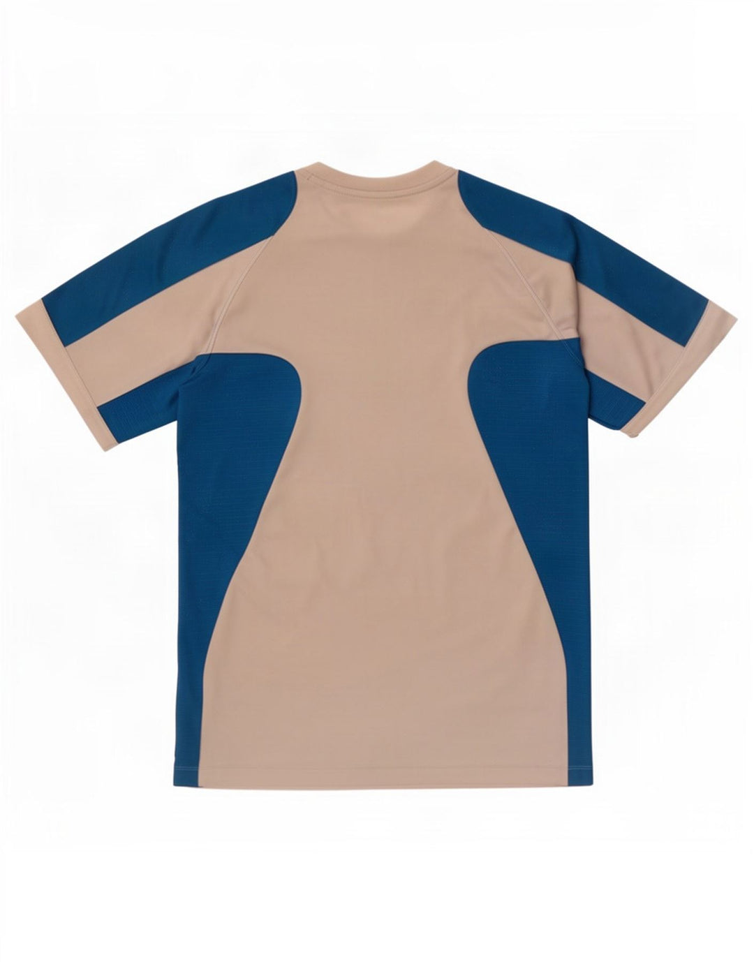 Umbro Herren-T-Shirt-Oberteil aus mittelblauem Colourblock-Polyester