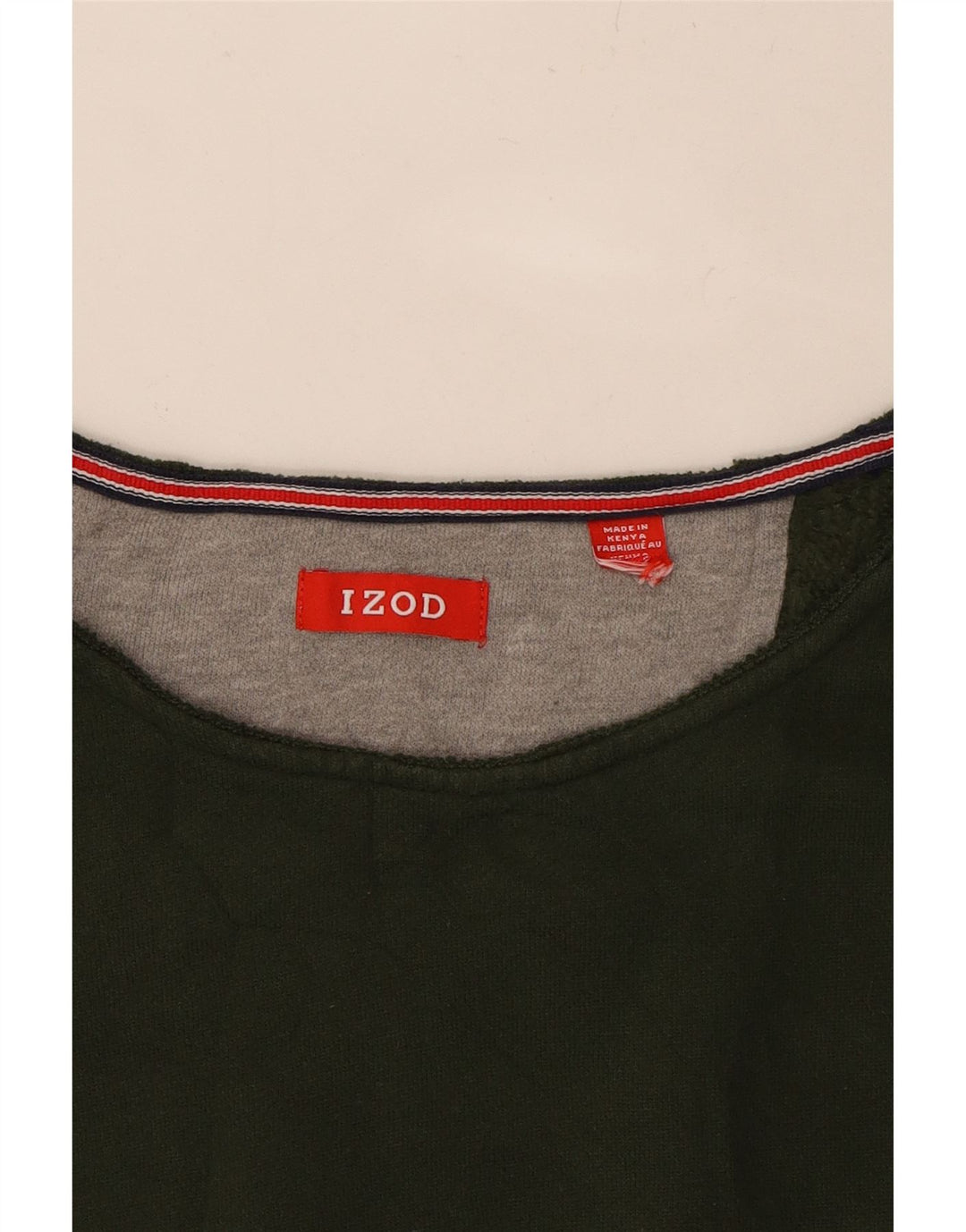 IZOD Mens Sweatshirt Jumper Large Green Cotton Vintage Izod and Second-Hand Izod from Messina Hembry 