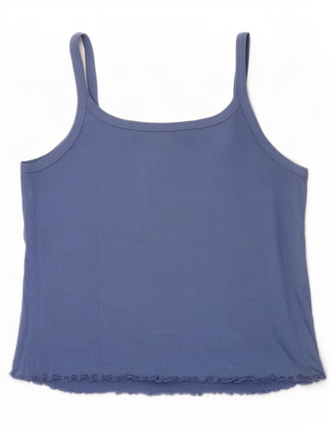 M&Co Damen Cami Top UK 20 2XL Blaue Baumwolle