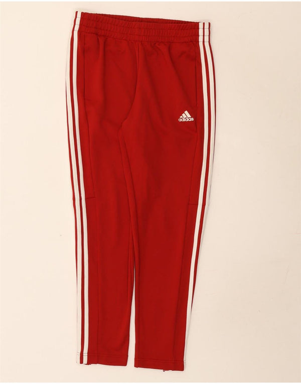 Adidas Damen Trainingshose UK 12/14 Mittelrotes Polyester