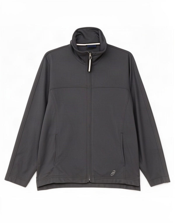 Asics Herren-Trainingsanzugoberteil, Jacke, Größe S, Grau
