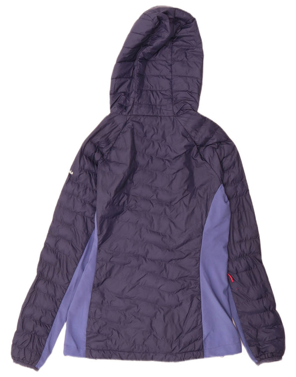 Columbia Damen Wattierte Jacke UK 8 Small Marineblau Colourblock Sports