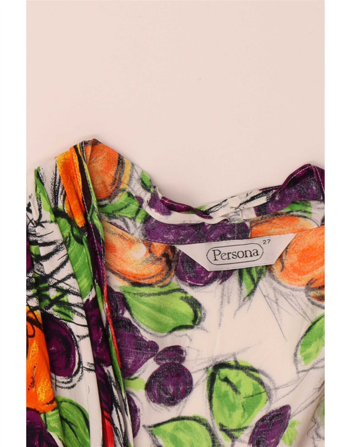 Persona Damen-Blusenoberteil mit abstraktem Muster, Größe 27 XL, mehrfarbig