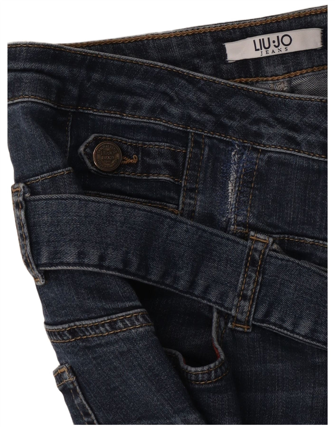 Liu Jo Damen Slim Jeans W30 L27 Blau
