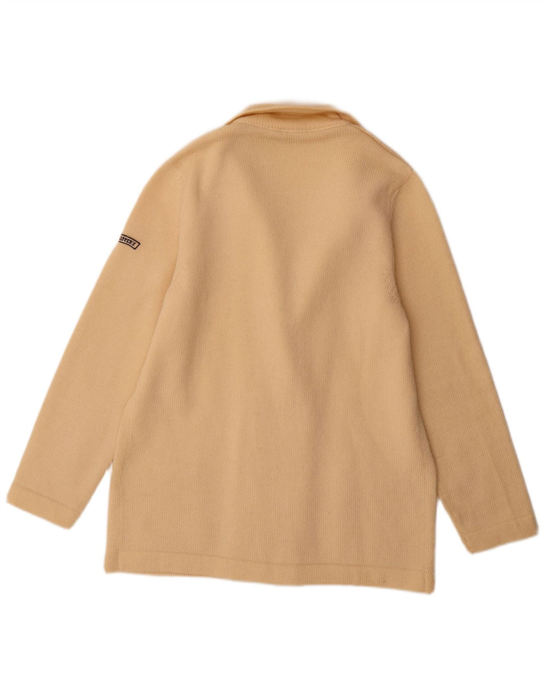 Skipper's Damen-Cardigan-Pullover IT 50 XL, gelbe Wolle