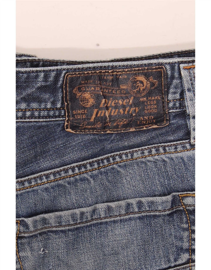 Diesel Herren-Jeansshorts W34, große blaue Baumwolle