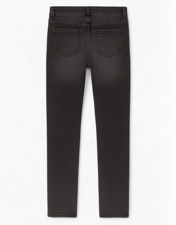Marks & Spencer Damen The Lily Slim Jeans UK 8 Small W26 L28 Graue Baumwolle