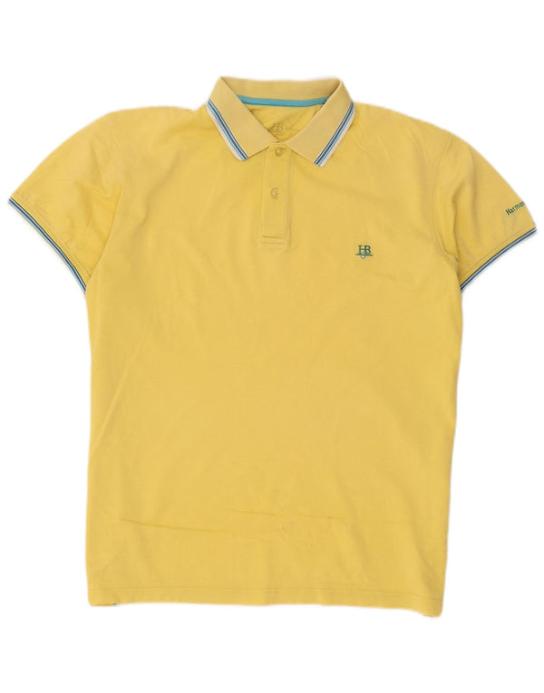 Harmont & Blaine Herren-Poloshirt XL, gelb gestreift, Baumwolle