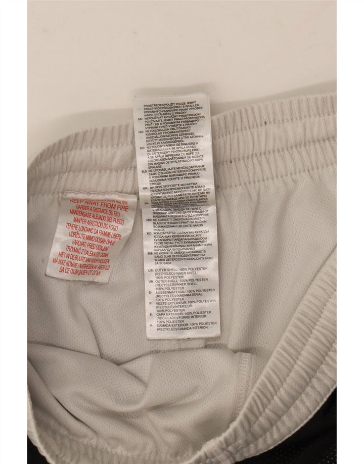 Adidas Sportshorts für Jungen, 11–12 Jahre, schwarzes Colourblock-Polyester