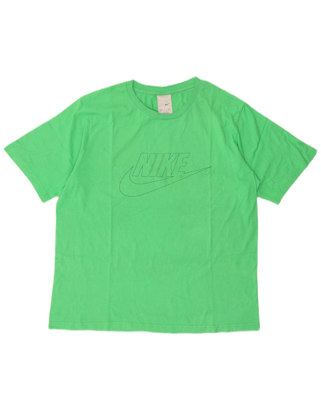 Nike Herren Grafik T-Shirt Top UK 45/47 Große grüne Baumwolle