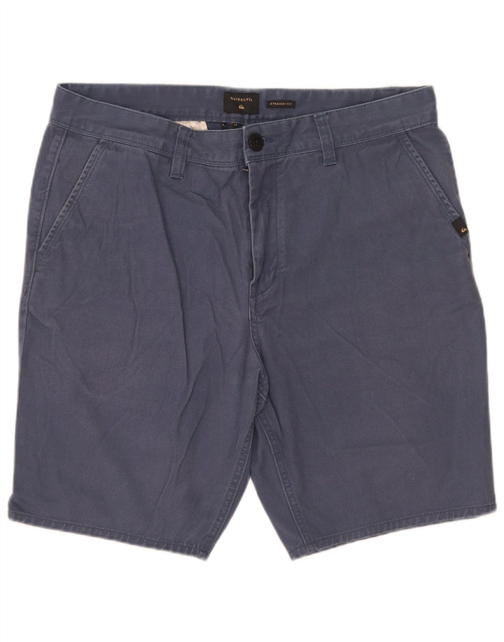 Quiksilver Herren-Chinoshorts W34, Größe L, Blau, Baumwolle