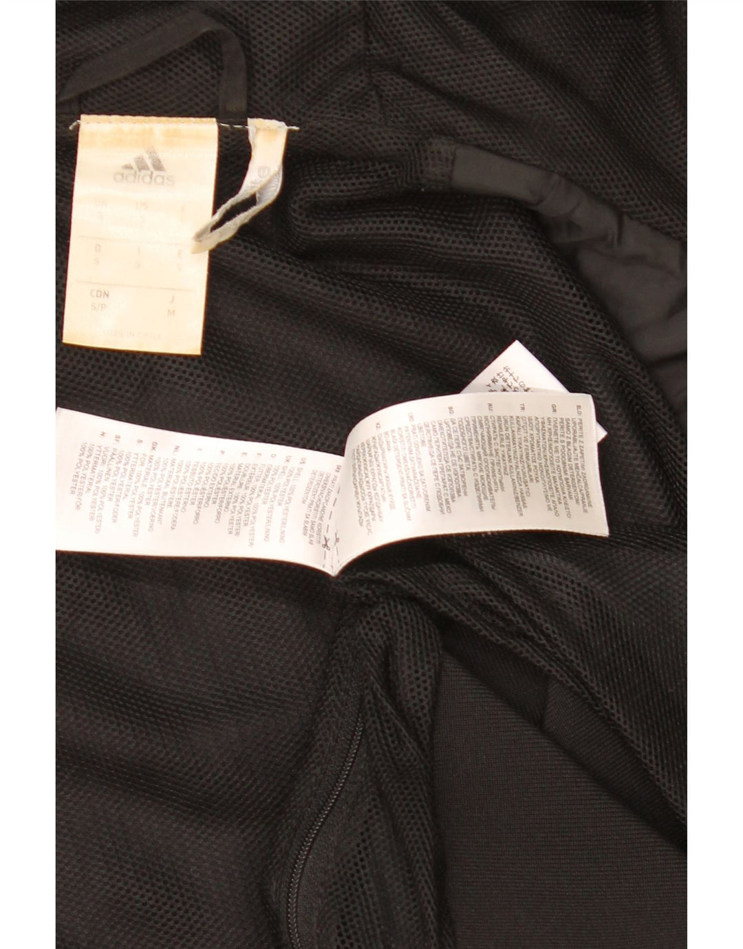 Adidas Herren Climalite Kapuzen-Trainingsanzug, Jacke, Größe S, Schwarz, Farbblock