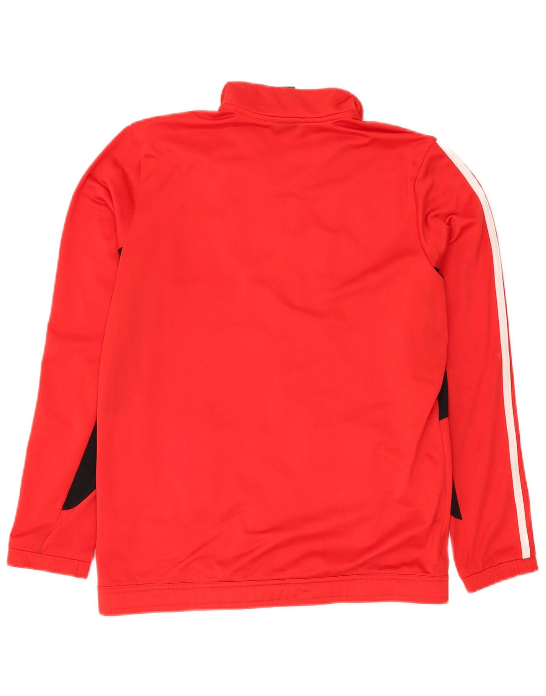 ADIDAS Herren-Trainingsanzug-Oberteil, Jacke, klein, rot, Farbblock-Polyester