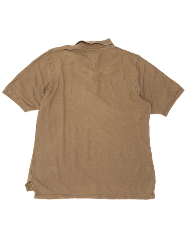 Timberland Herren Poloshirt Große Beige Baumwolle